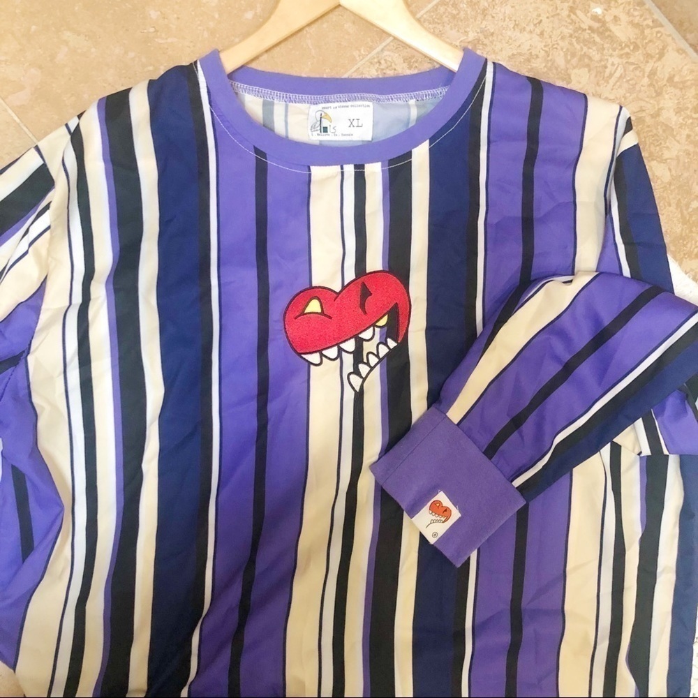 Rare Ibis UNISEX Heart on Sleeve Long Sleeve Heart Graphic Top